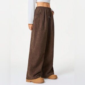 Wide Leg Drawstring Pants